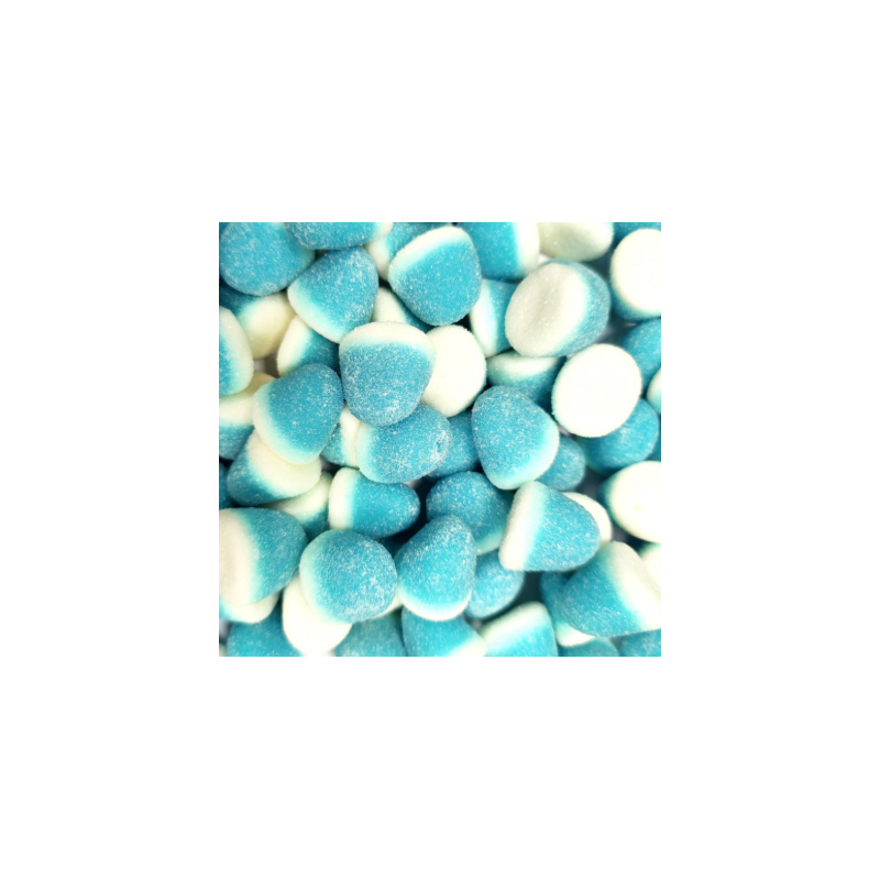 Bisous bleu saveur framboise sucré Bisous bleu saveur framboise sucré
