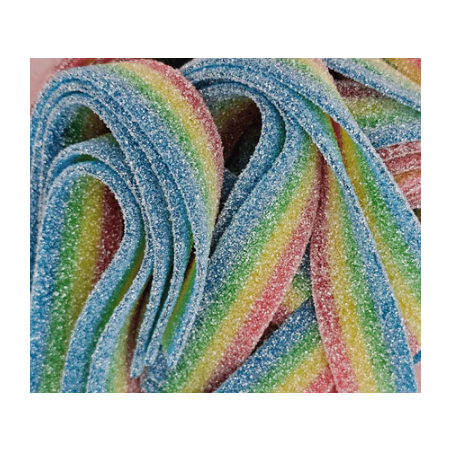 Ceintures arc-en-ciel acidulé