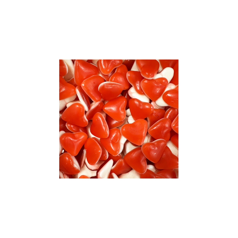Cœur fraise crème huilé dulceplus Cœur fraise crème huilé dulceplus