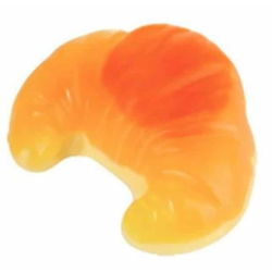 Croissants à la crème et à la fraise