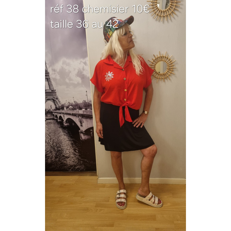 ref38 chemisier style noeud ref38 chemisier style noeud