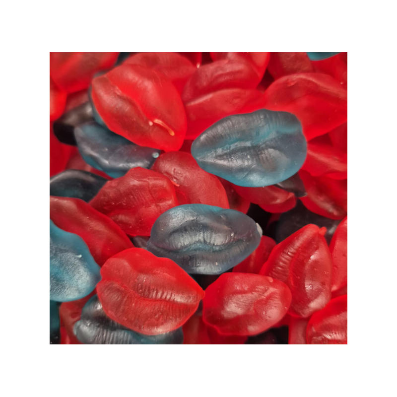 Assortiments bouches bleu et rouge Assortiments bouches bleu et rouge