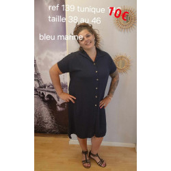 ref139 tunique bleu marine