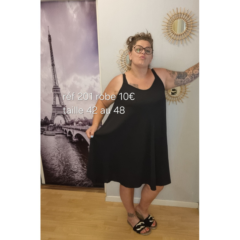 ref201 robe longue sans manche noire ref201 robe longue sans manche noire