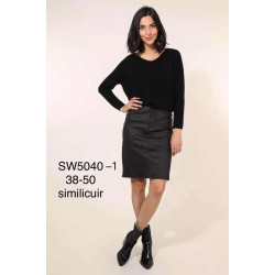 Jupe simili cuir
