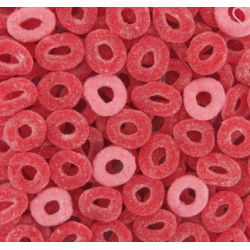 Anneaux Fraises acidulés