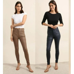 Pantalon simili cuir