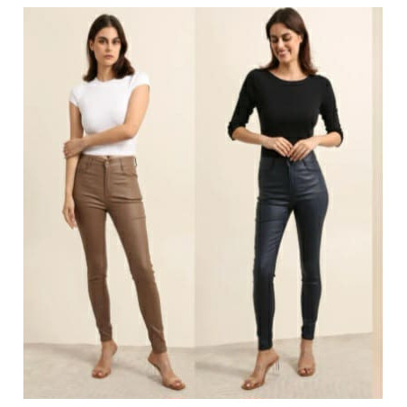 Pantalon simili cuir