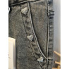 Jeans noir délavé slim Jeans noir délavé slim