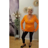 Pull dentelle côtelé Pull dentelle côtelé