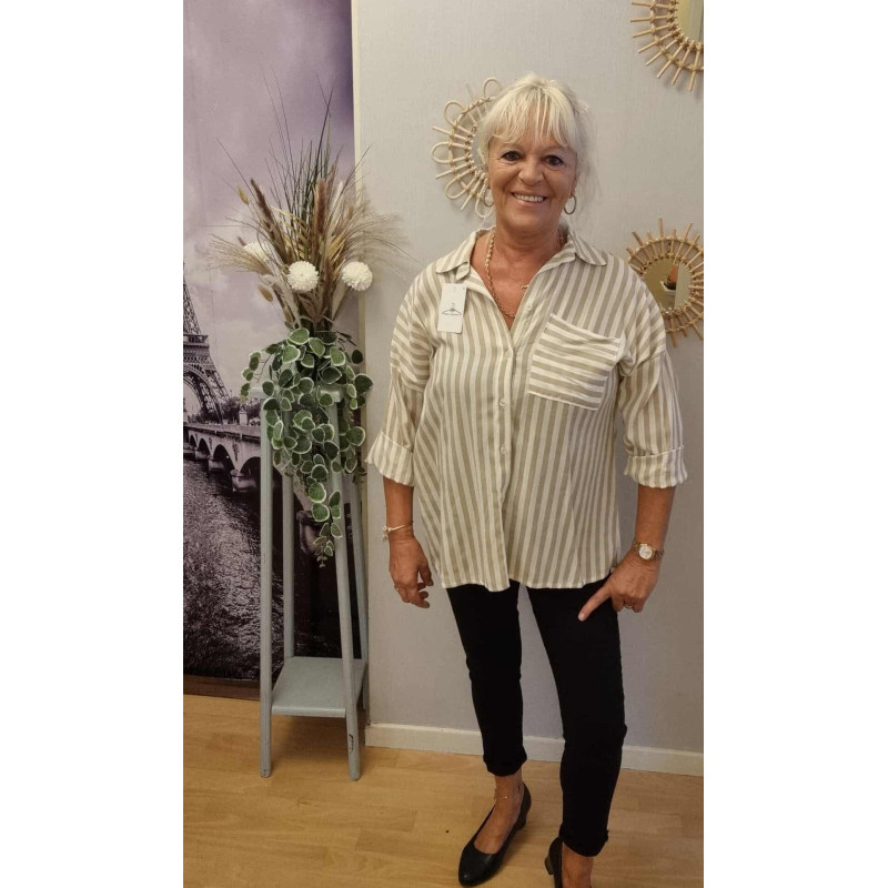 Chemise rayée