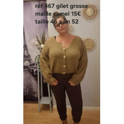 Gilet grosse maille