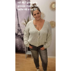 Gilet grosse maille