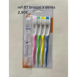 Lot de 4 brosses à dents