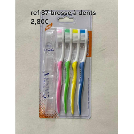 Lot de 4 brosses à dents