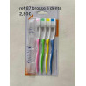 Lot de 4 brosses à dents Lot de 4 brosses à dents