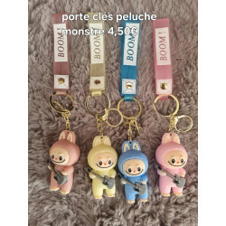porte clés peluche monstre guitare