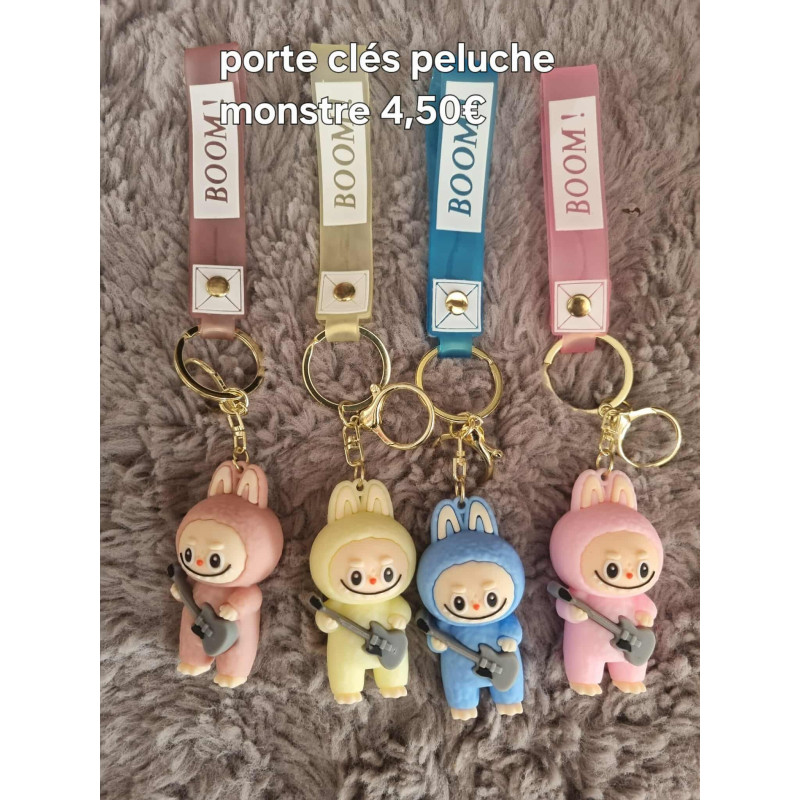 porte clés peluche monstre guitare porte clés peluche monstre guitare