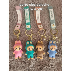 Porte clés peluche monstre