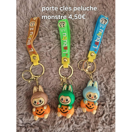 Porte clés peluche monstre halloween