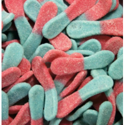 Langues Bubble-gum acidulées