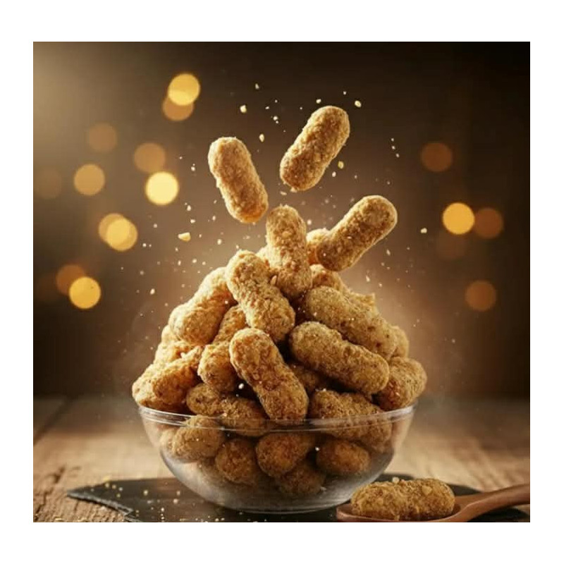 Cacahuètes feuilletées